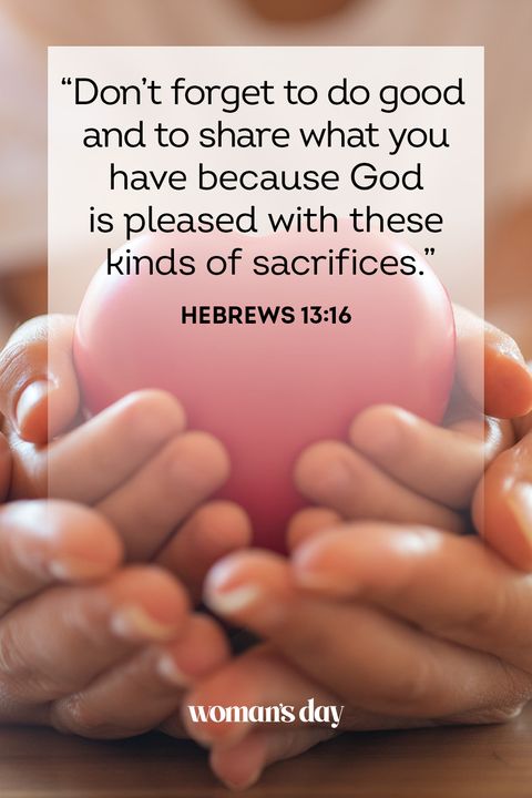 bible verses about helping others hebrews 13 16