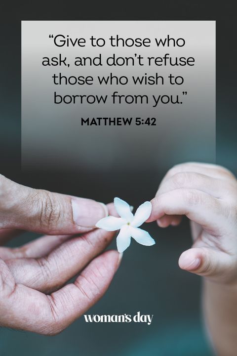 bible verses for helping others matthew 5 42