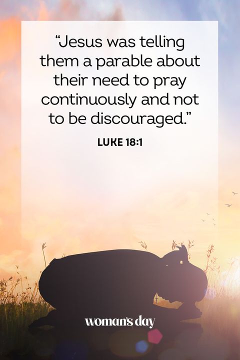 bible verses about prayer  luke 18 1
