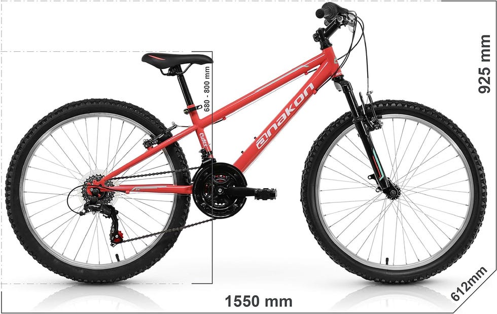bici roja y negra