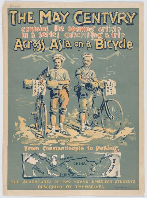 In 1891 gingen twee jonge Amerikaanse studenten Thomas Gaskell Allen en William Lewis Sachtleben op reis voor een twee jaar durende 24000 kilometer lange fietstocht van Constantinopel naar Peking Het was een van de vele bijzondere reizen die gewone mensen maakten aan het eind van de negentiende eeuw toen het volk de bevrijdende mogelijkheden van de fiets ontdekte