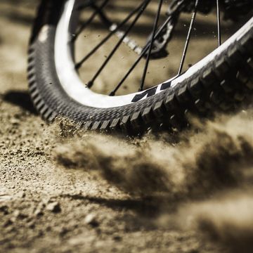 bicycle tire, close up