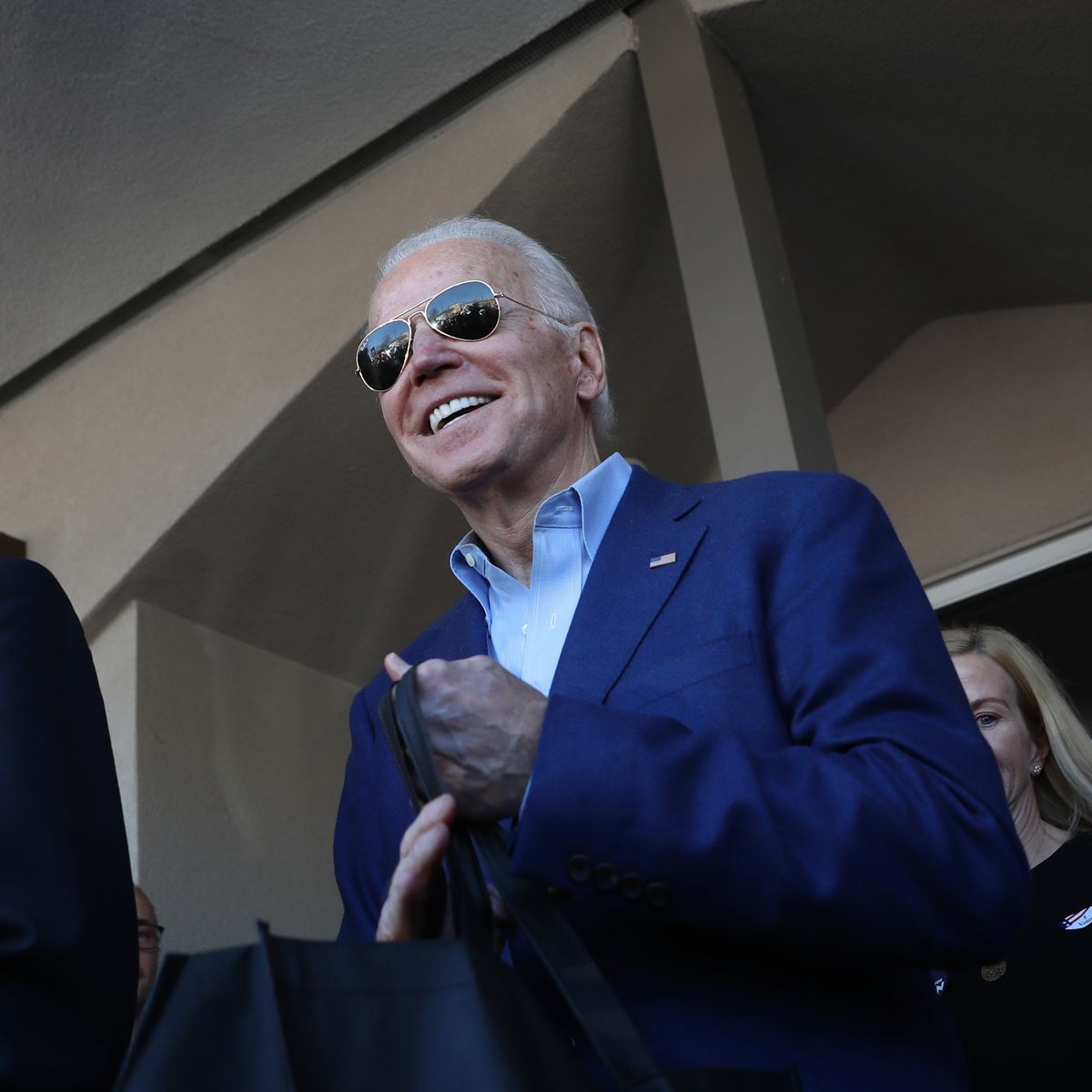 Candidate Joe Biden Visits Oakland, California On Super Tuesday