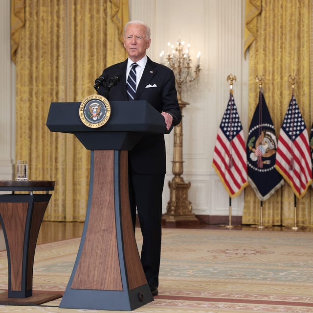 washington, dc   august 18 us president joe biden delivers remarks on the covid 19 response and the vaccination program in the east room of the white house on august 18, 2021 in washington, dc during his remarks, president biden announced that he is ordering the united states department of health and human services to require nursing homes to have vaccinated staff in order for them to receive medicare and medicaid funding the president also announced that americans would be able to receive a third booster shot against covid 19 photo by anna moneymakergetty images