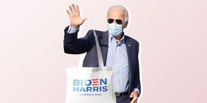 might as well carry a purse with that mask, joe