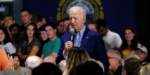 Former Vice President Joe Biden speaks during a campaign