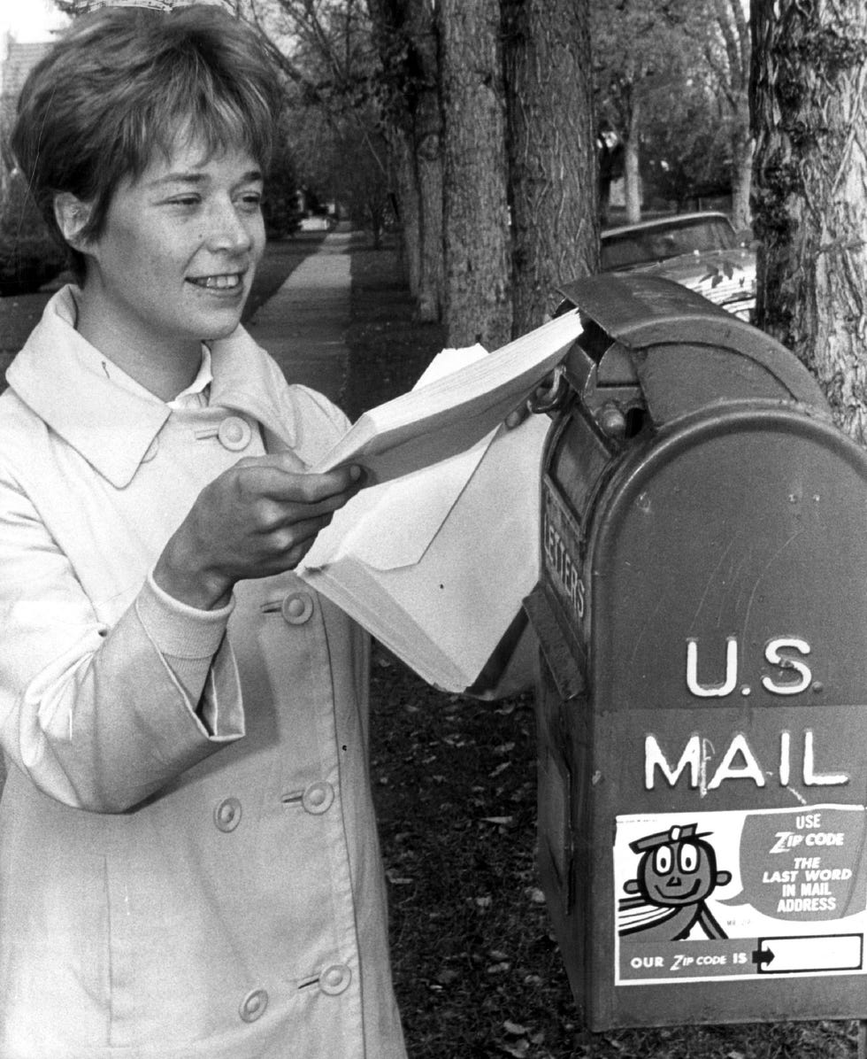 entertaining more than 50 years ago   mail invites