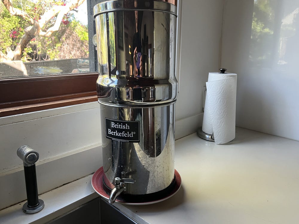 big berkey gravity fed water filter