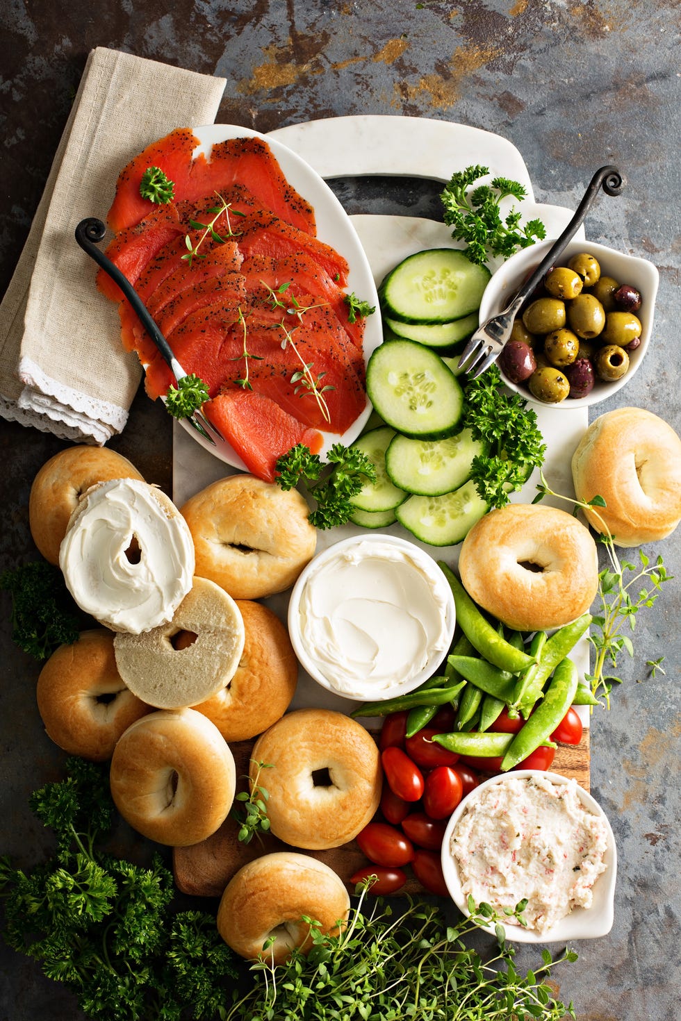 mothers day ideas during quarantine   bagel brunch
