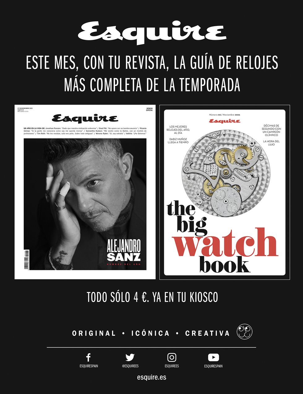 portada del big watch book de esquire
