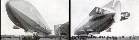 illustration of a zeppelin
