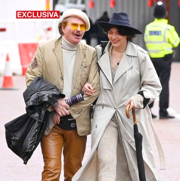 Bigote Arrocet y su novia Marta en Londres edmundo arrocet y su novia marta pasean cogidos del brazo en londres
