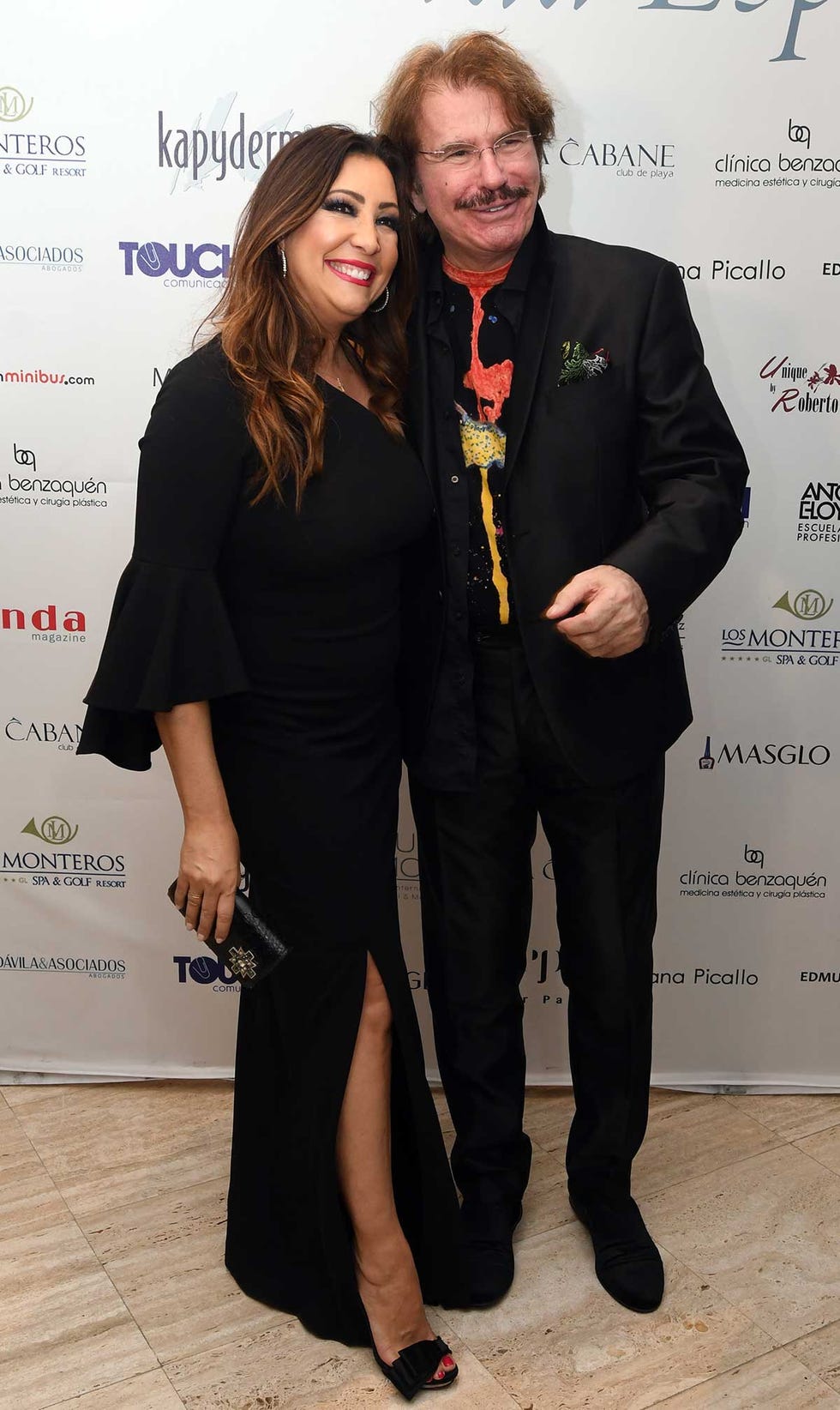 María Bravo y Edmundo Bigote Arrocet en la gala Linda de España 2018