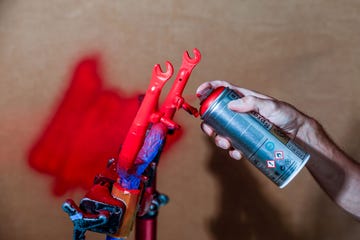 painting a bike