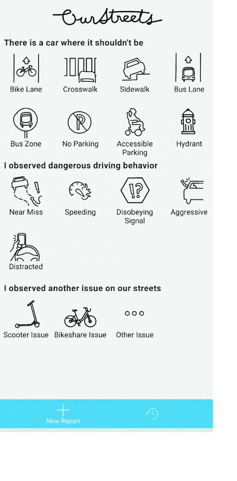 OurStreets app enables cyclists to report bad driving