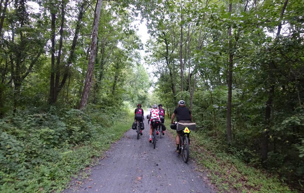 Overnight bikepacking trip with the Bicycling crew