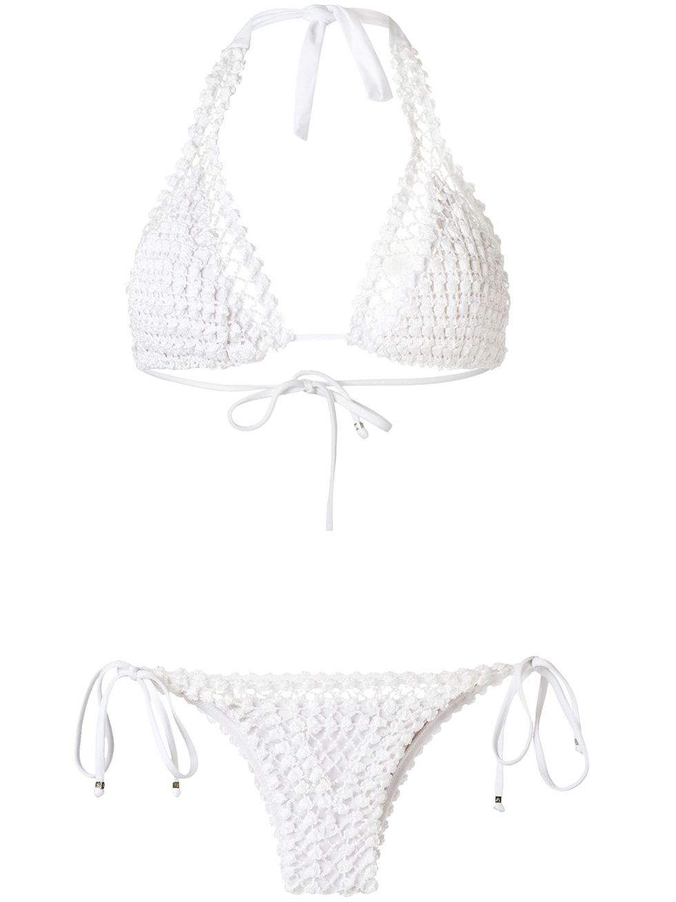 bikini bianco crochet 2018