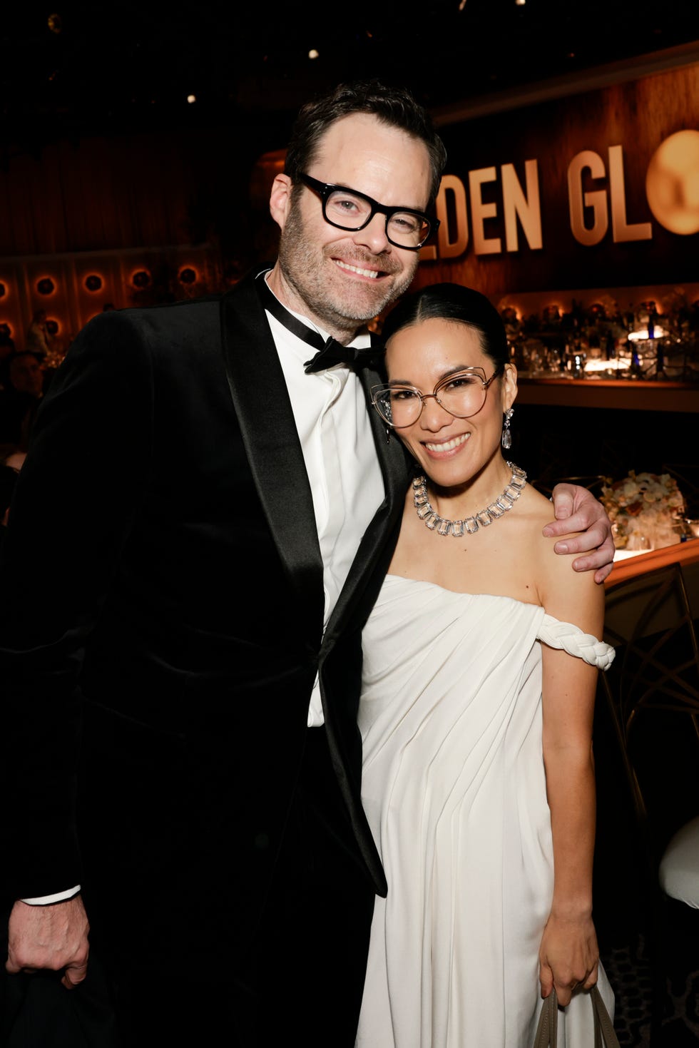 bill hader ali wong golden globes 2024