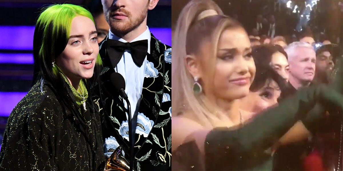 How Ariana Grande Reacted When Billie Eilish Said She Deserved Album Of The Year Grammy