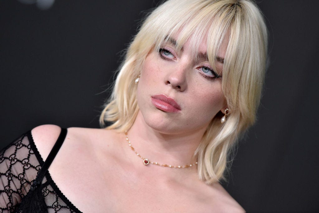 preview for Every iconic Billie Eilish outfit and red carpet moment