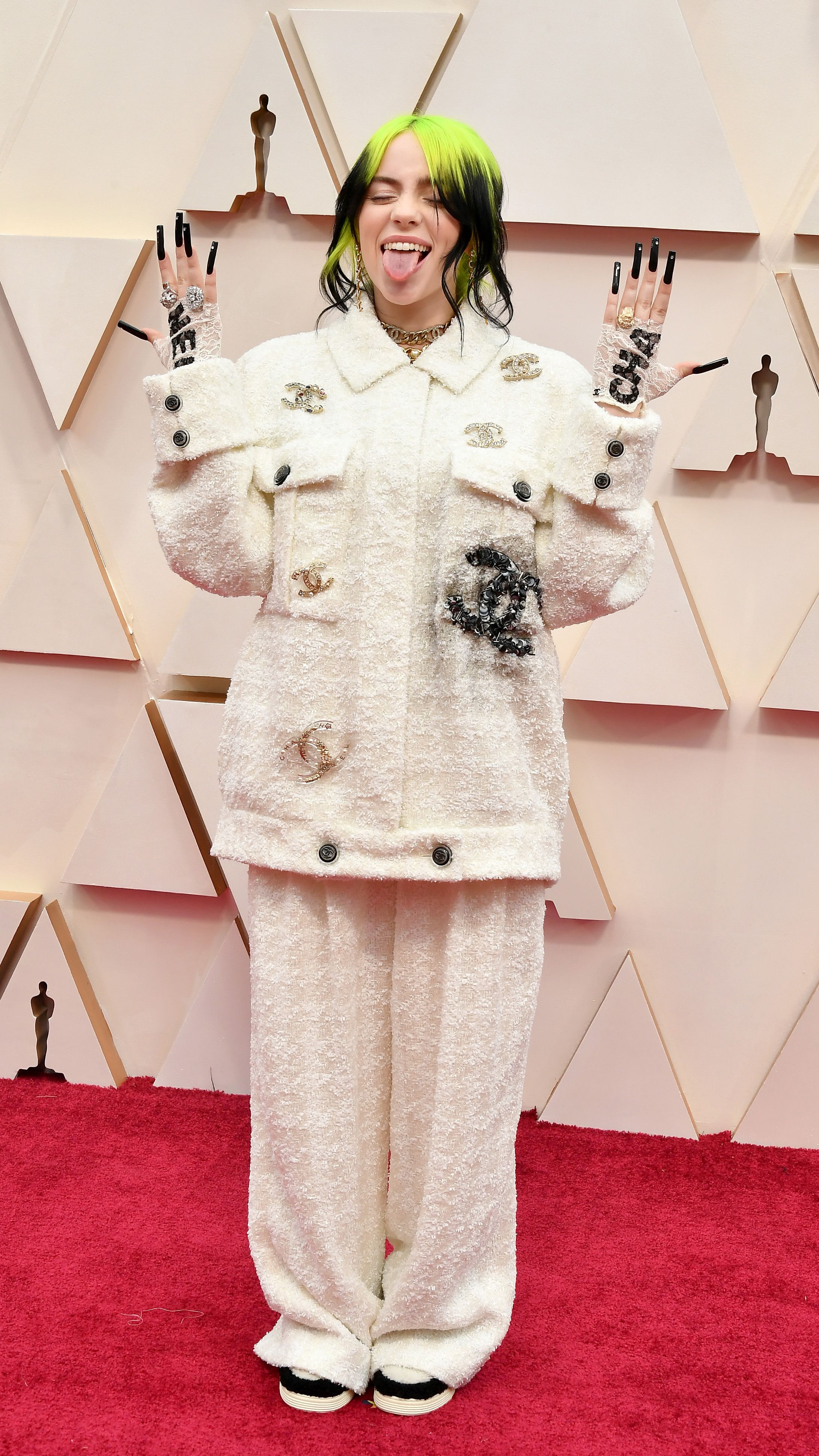 Billie eilish grammys deals outfit