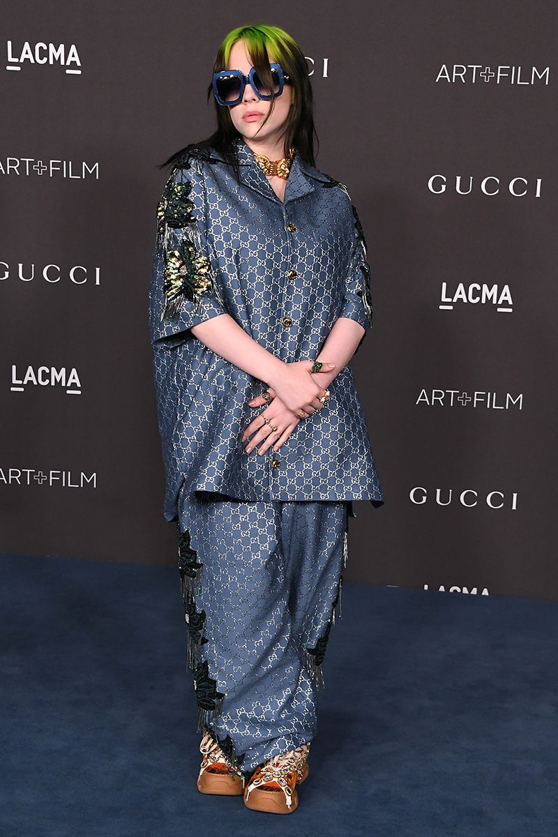 Gucci - Billie Eilish, wearing a look from the new