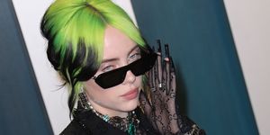 beverly hills, california   february 09 billie eilish attends the 2020 vanity fair oscar party at wallis annenberg center for the performing arts on february 09, 2020 in beverly hills, california photo by toni anne barsonwireimage