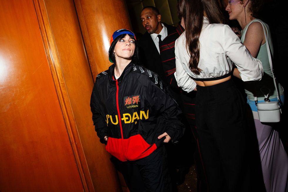 billie eilish at the standard hotel's 2023 met gala after party