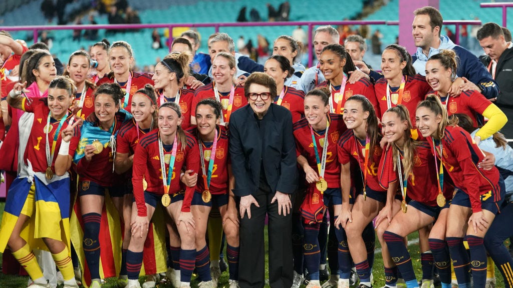 Billie Jean King: 'Be ahead of your time – that's what you have to