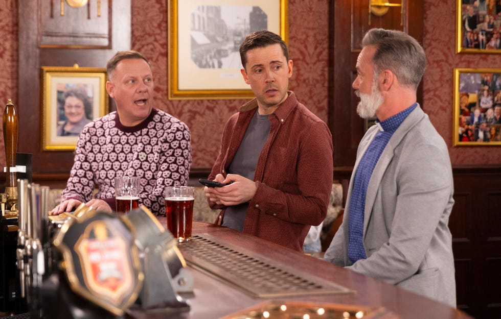billy mayhew, sean tully, todd grimshaw, coronation street