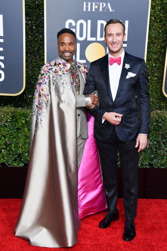 beverly hills, california january 06 billy porter and adam smith attend the 76th annual golden globe awards held at the beverly hilton hotel on january 06, 2019 in beverly hills, california photo by george pimentelwireimage