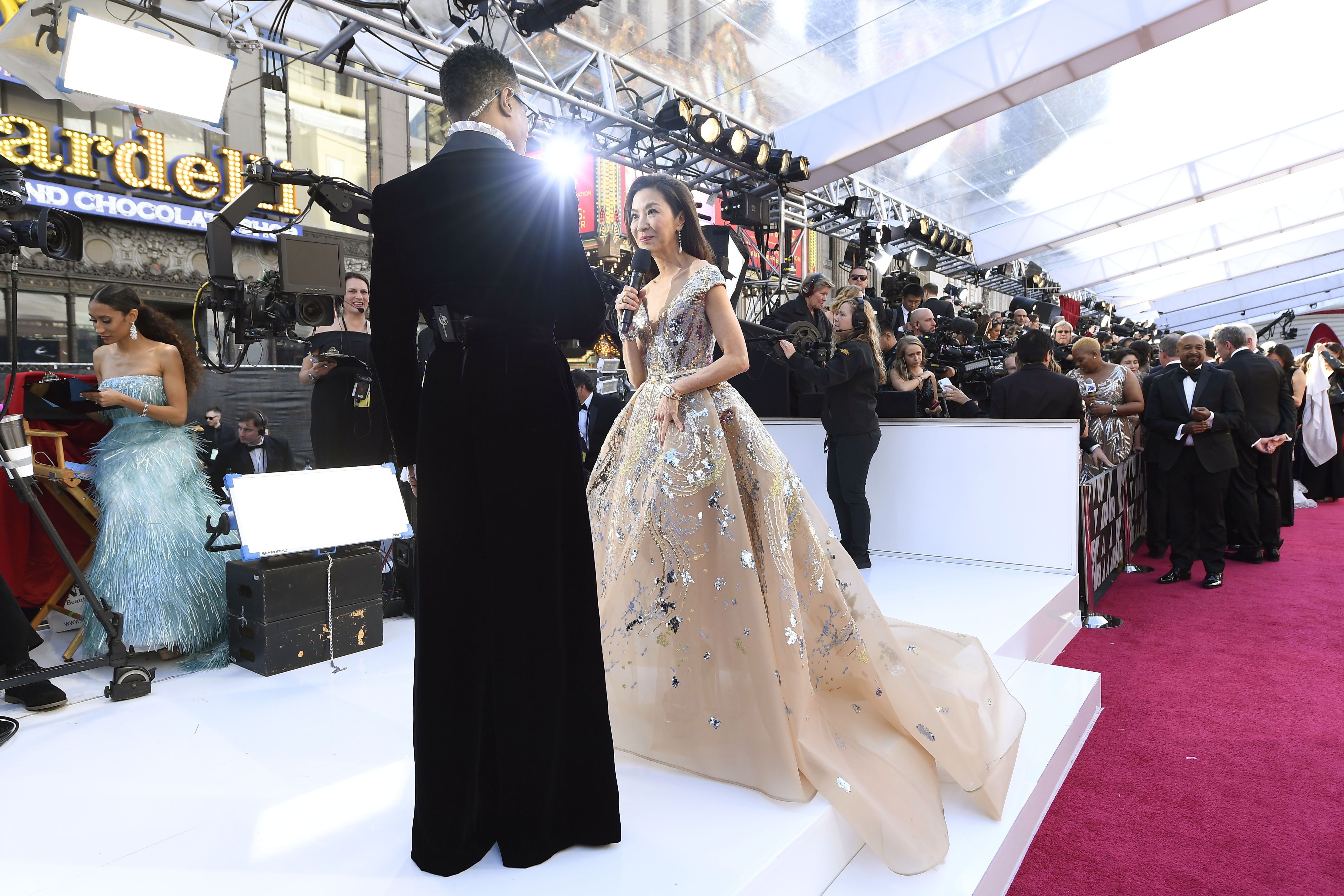 Billy Porter Wears Christian Siriano Tuxedo Gown to Oscars 2019