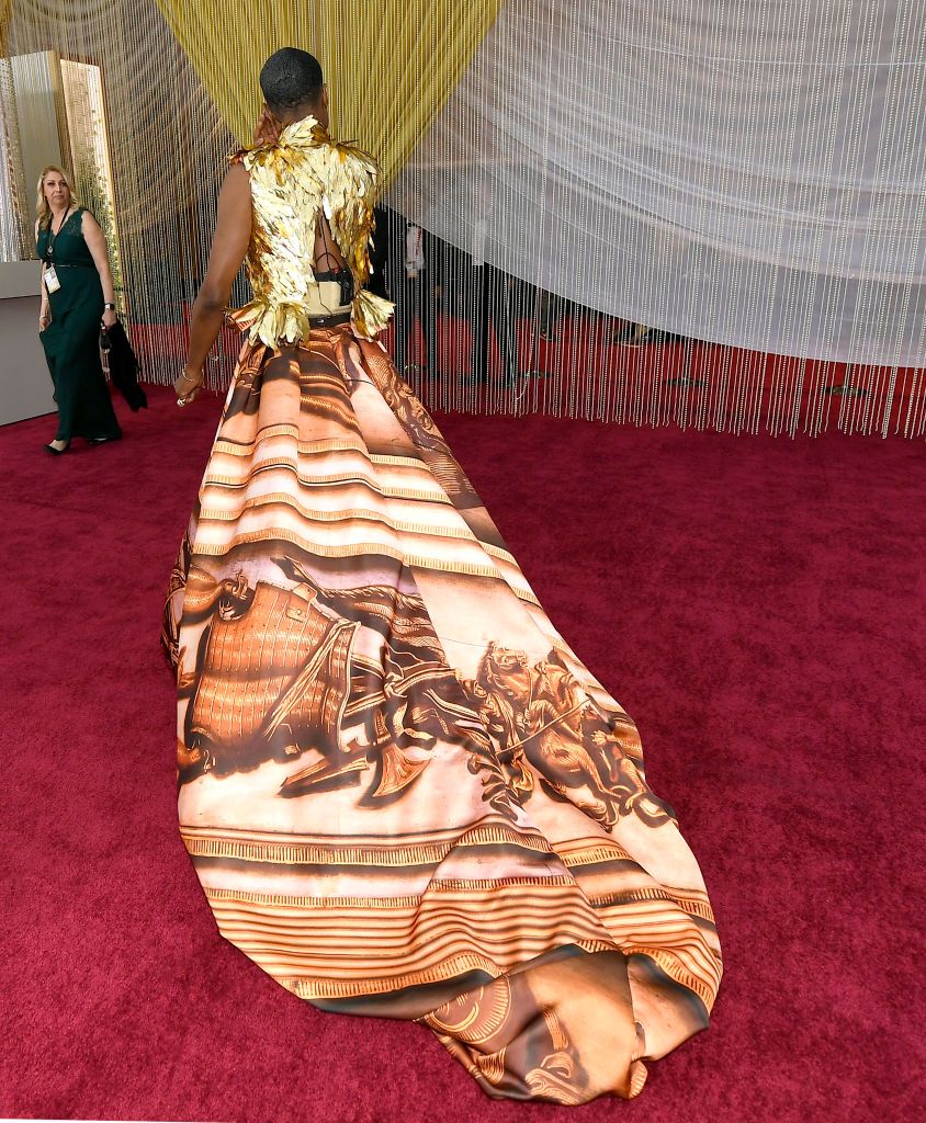 Oscars 2020: Billy Porter wows in golden couture ensemble