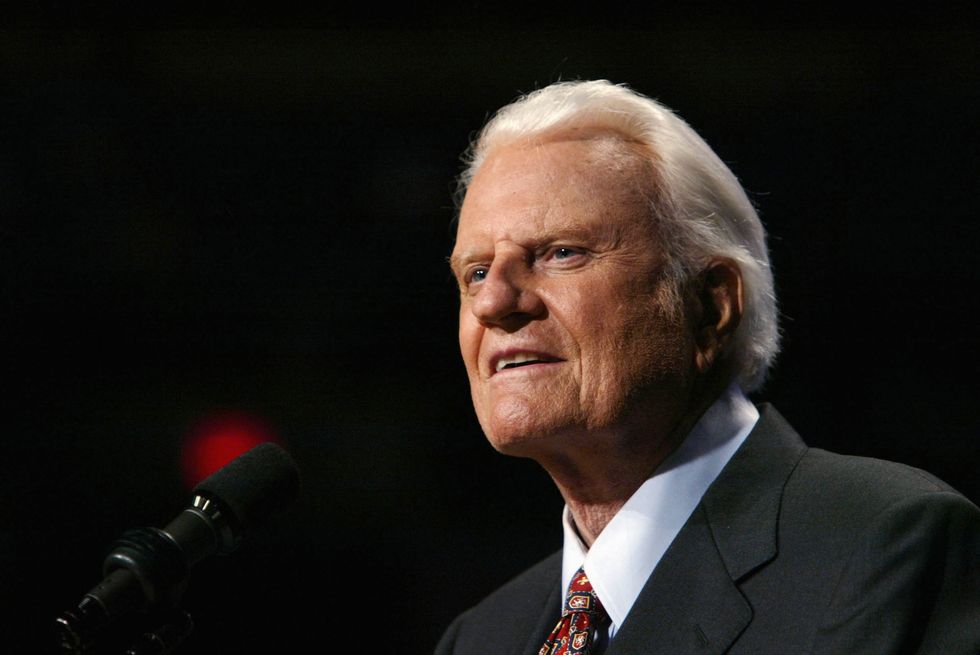 Billy Graham in 2003 Photo By David Hume Kennerly/Getty Images
