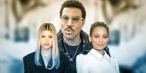lionel richie and daughters collage