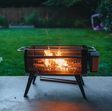 Biolite smokeless fire pit biolite fire pit in a backyard