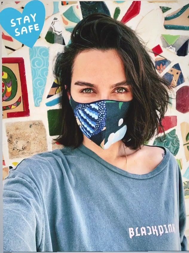 birce akalay mascarilla