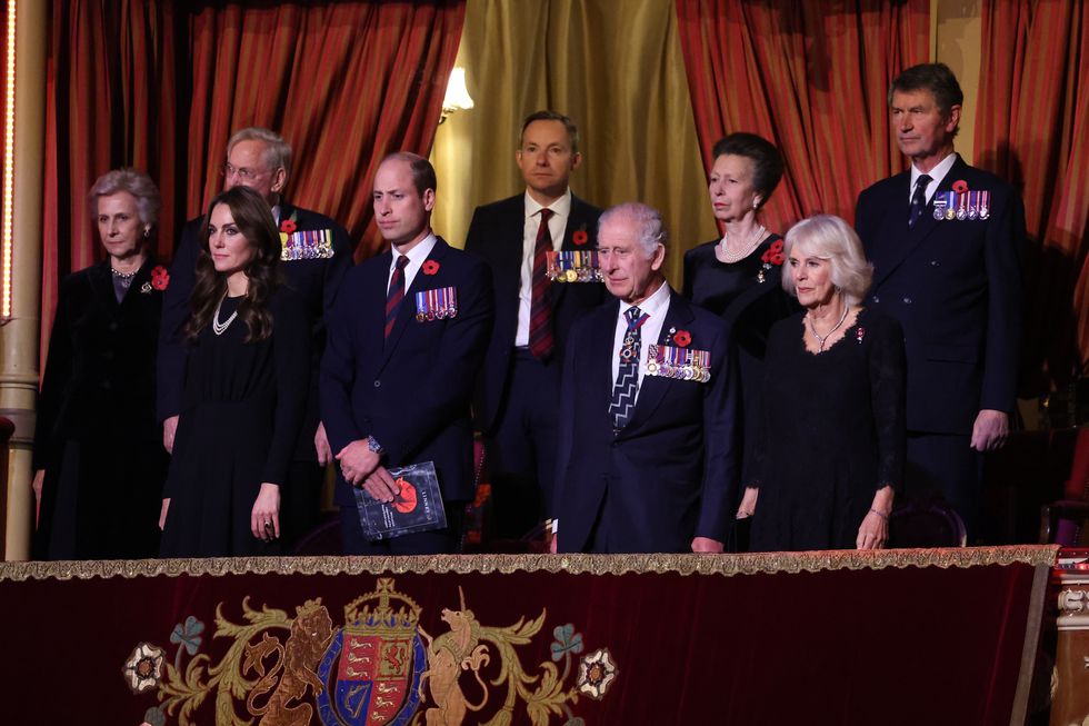 the british royal family attend the royal british legion festival of remembrance