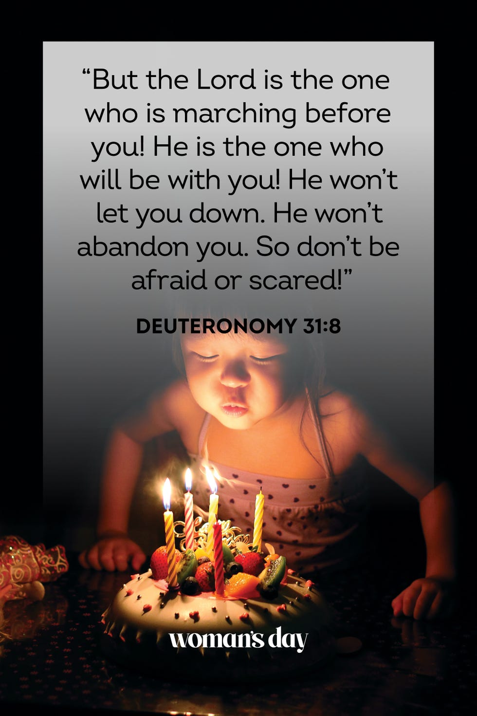 birthday bible verses deuteronomy 31 8