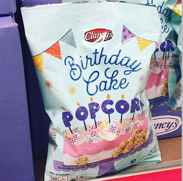 clancy's birthday cake popcorn