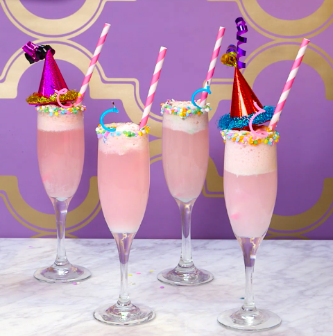 birthday cake mimosas