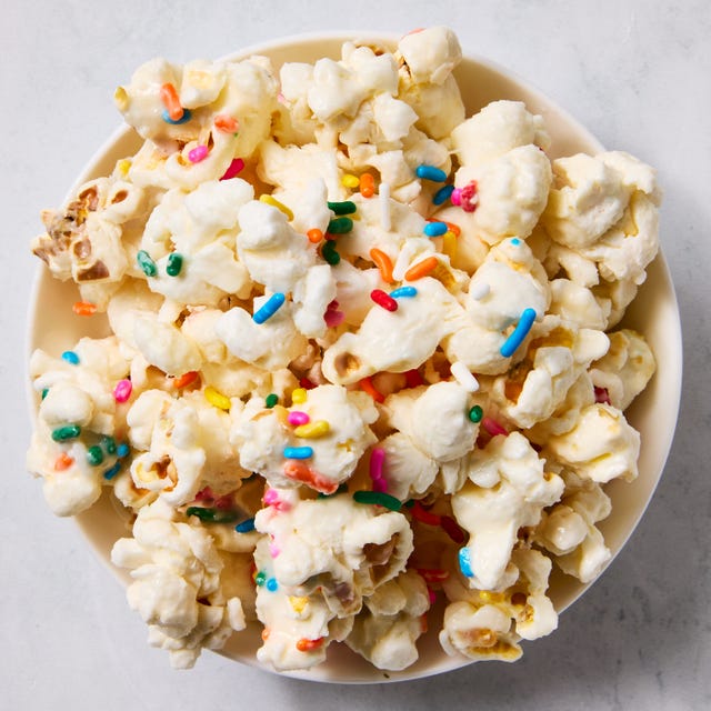 popcorn with sprinkles