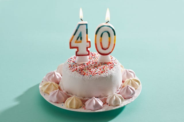Женщине на юбилей 40 лет. С юбилеем 40. Торт на юбилей 40 лет. Свечка 40 лет. 40 Лет день рождения.