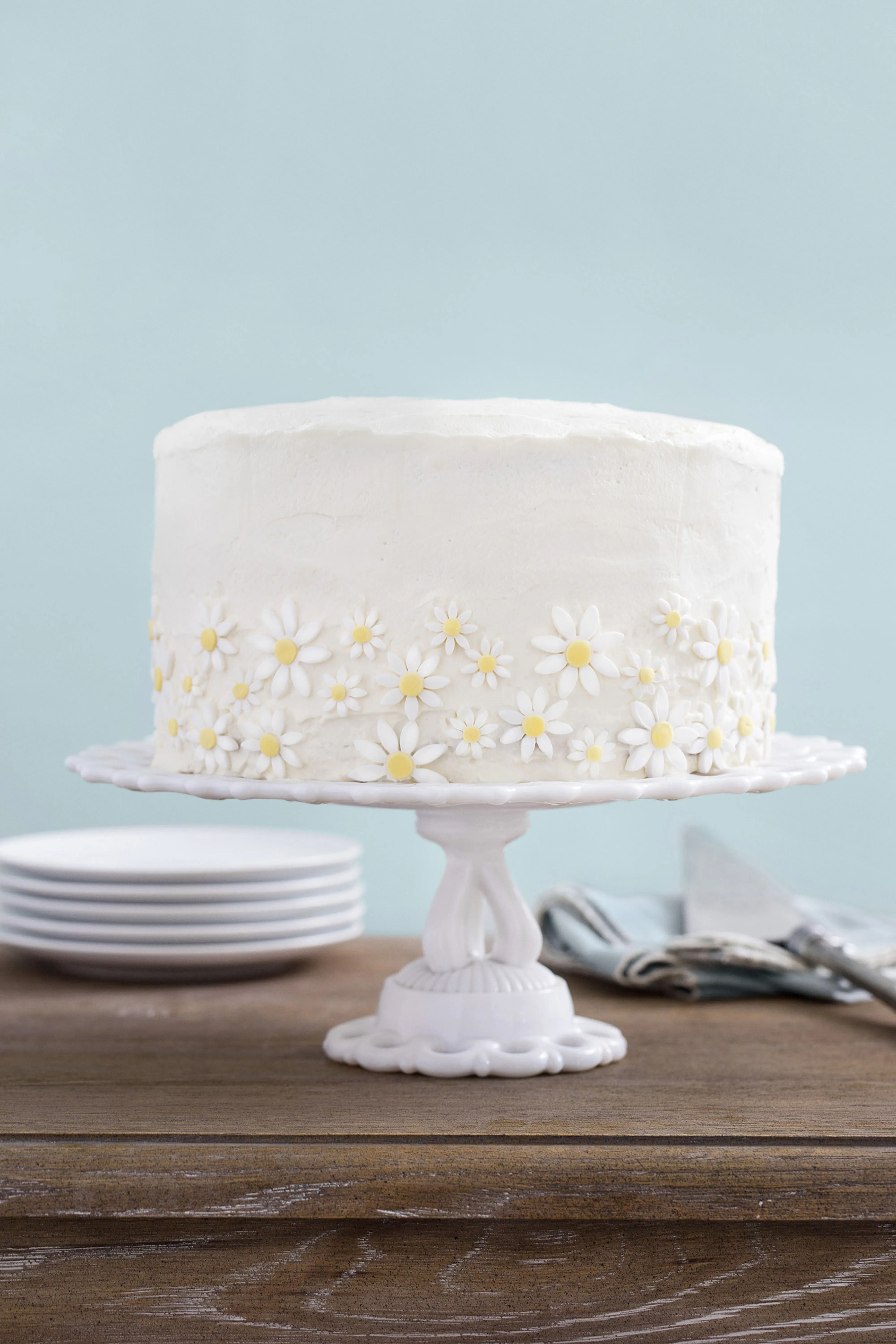 Delicious White Cake Recipe with Ermine Frosting - Veena Azmanov