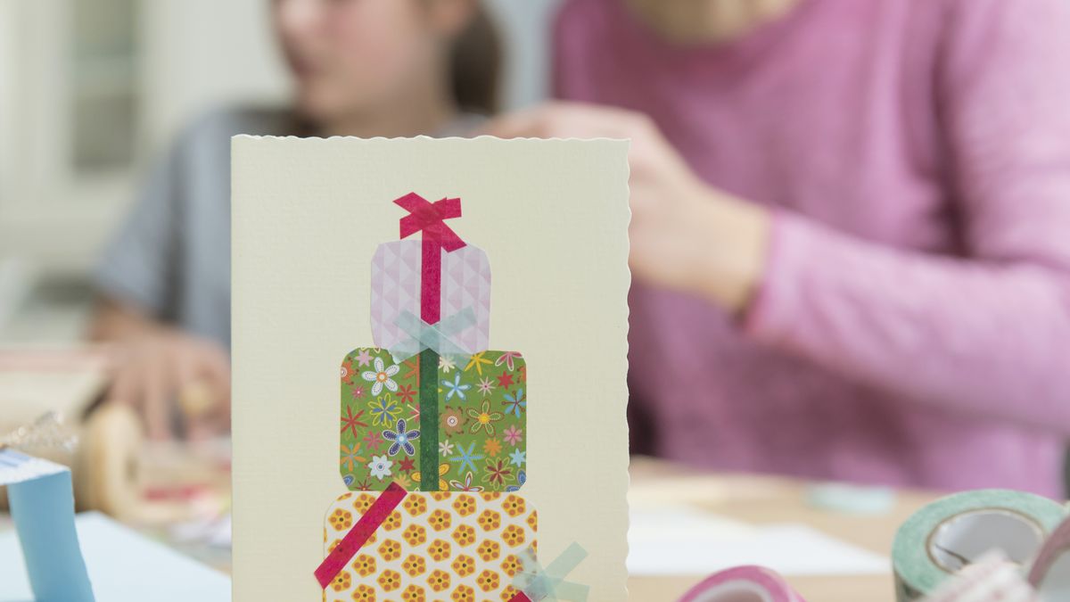 Kraft Happy Birthday - Greeting Card Kit