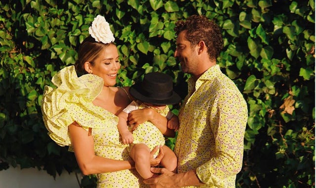 David Bisbal, Ella Bisbal, Matteo Bisbal, Rosanna Zanetti, Feria de Almería, Bisbal y Rosanna, Rosanna Zanetti feria Ella, Ella Bisbal foto polémica
