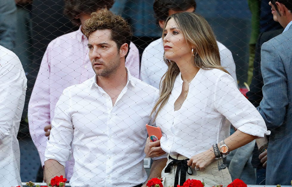 David Bisbal y Rosanna Zanetti han dejado al pequeño Matteo en casa y han disfrutado de unas horas solo para ellos dos en el Mutua Madrid Open.