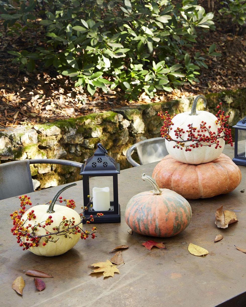 thanksgiving crafts vine wrapped pumpkin
