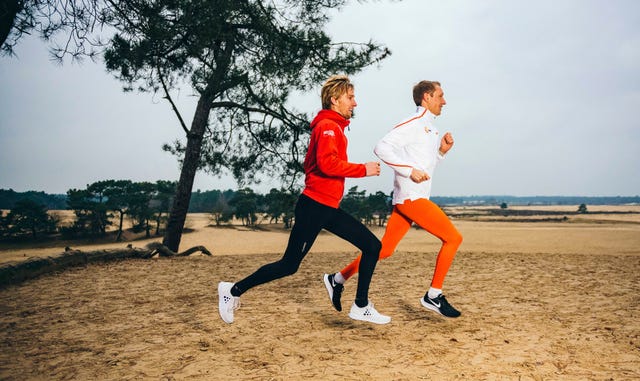 vrienden frank futselaar  björn koreman topsporters hardlopen