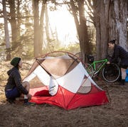 cross country cycling bike touring camping